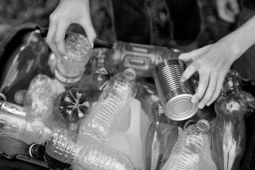Home clearance professionals sorting items in an Ilford residence