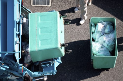 Eco-friendly disposal and recycling during clearance