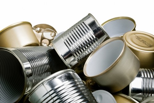 Local transfer station handling sorted commercial recyclables